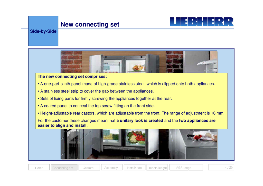 Liebherr 7082 218-03 manual New connecting set comprises 