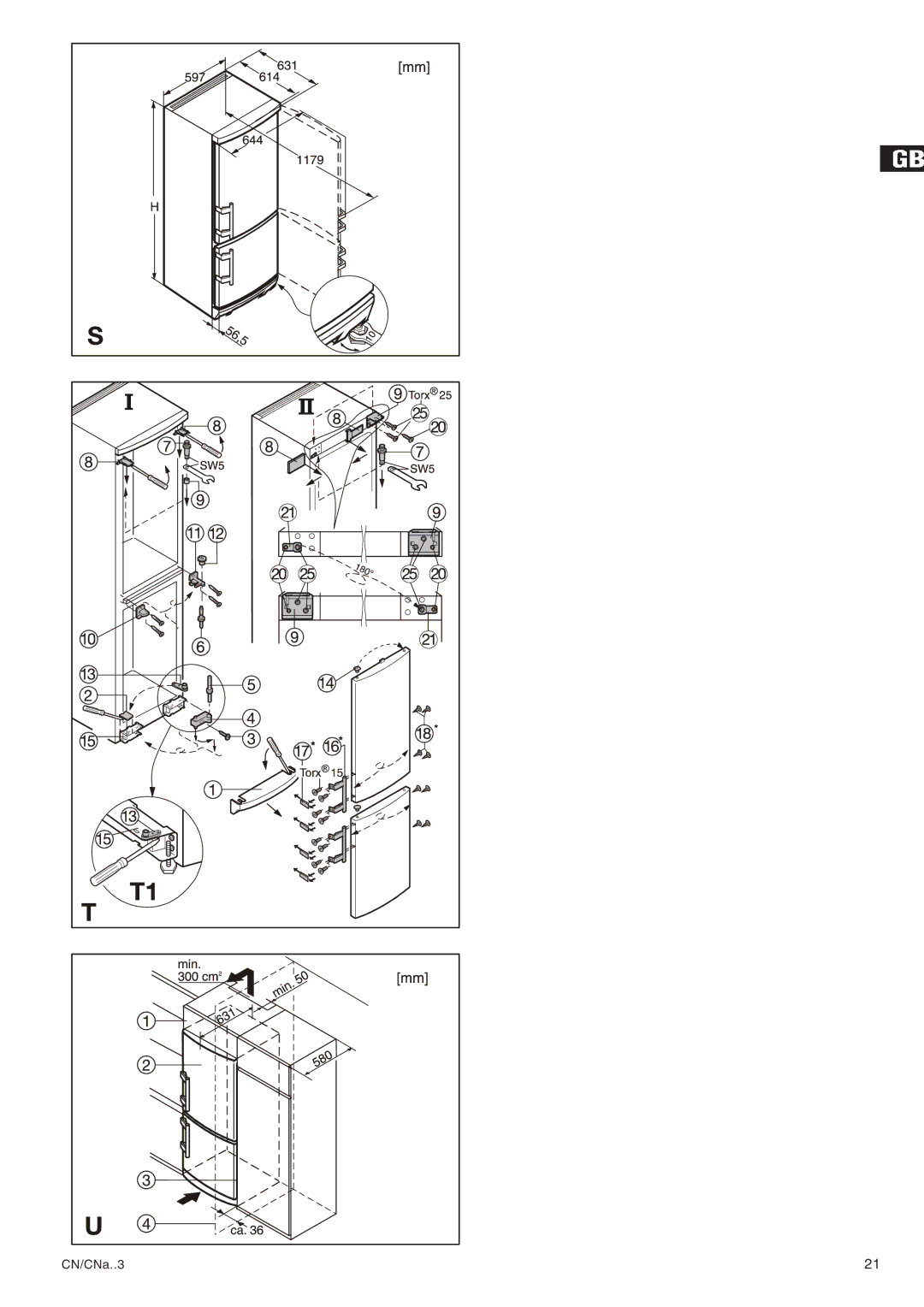 Liebherr 7082 224-00 manual CN/CNa..3 