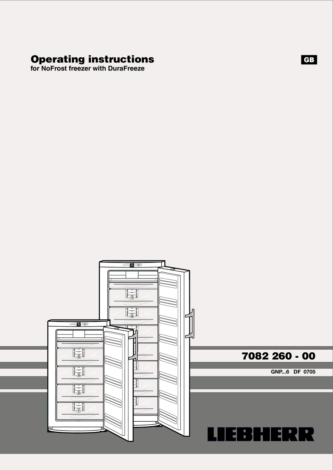 Liebherr 7082 260-00 manual GNP...6 DF 