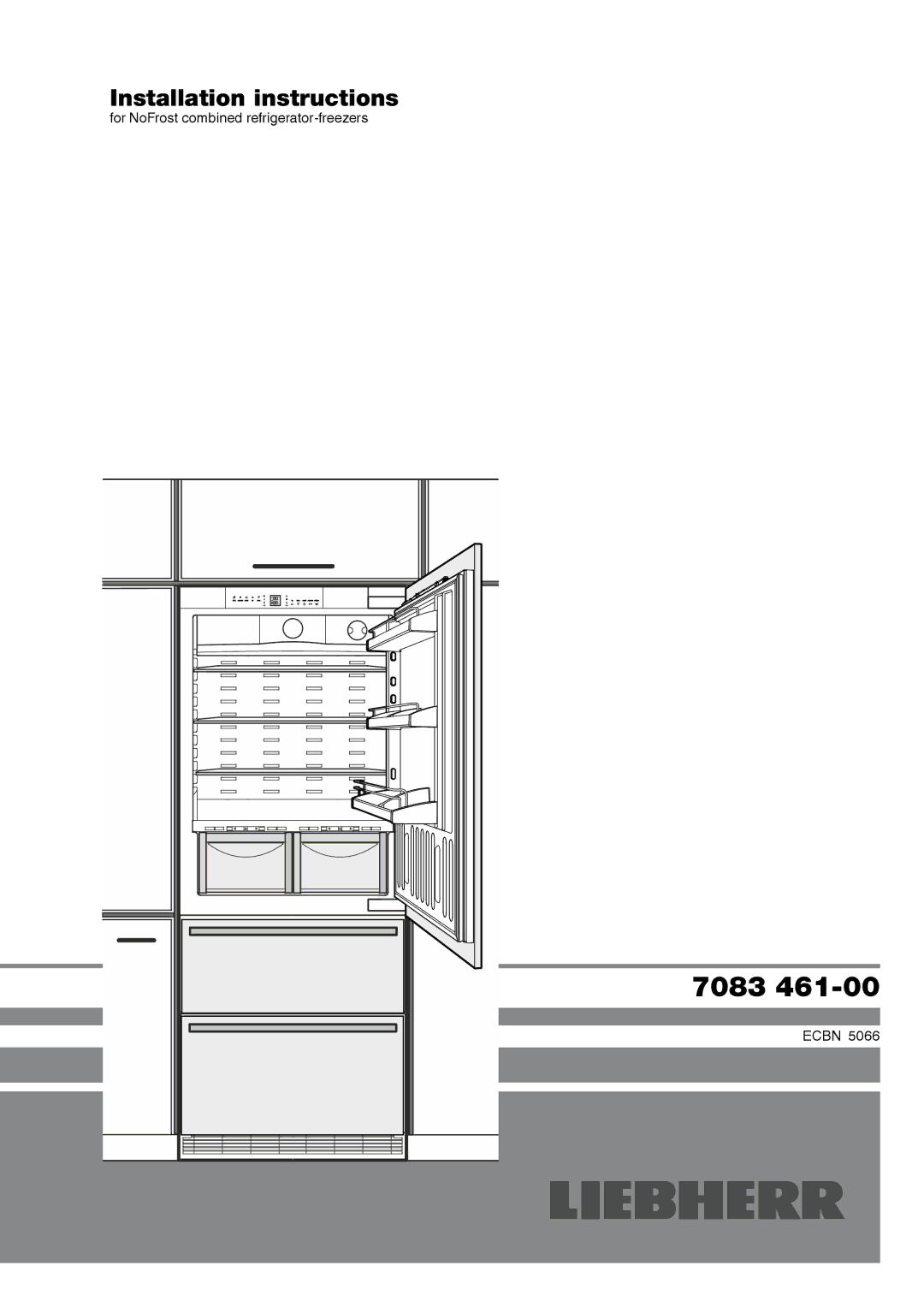 Liebherr 7083 461-00 manual 