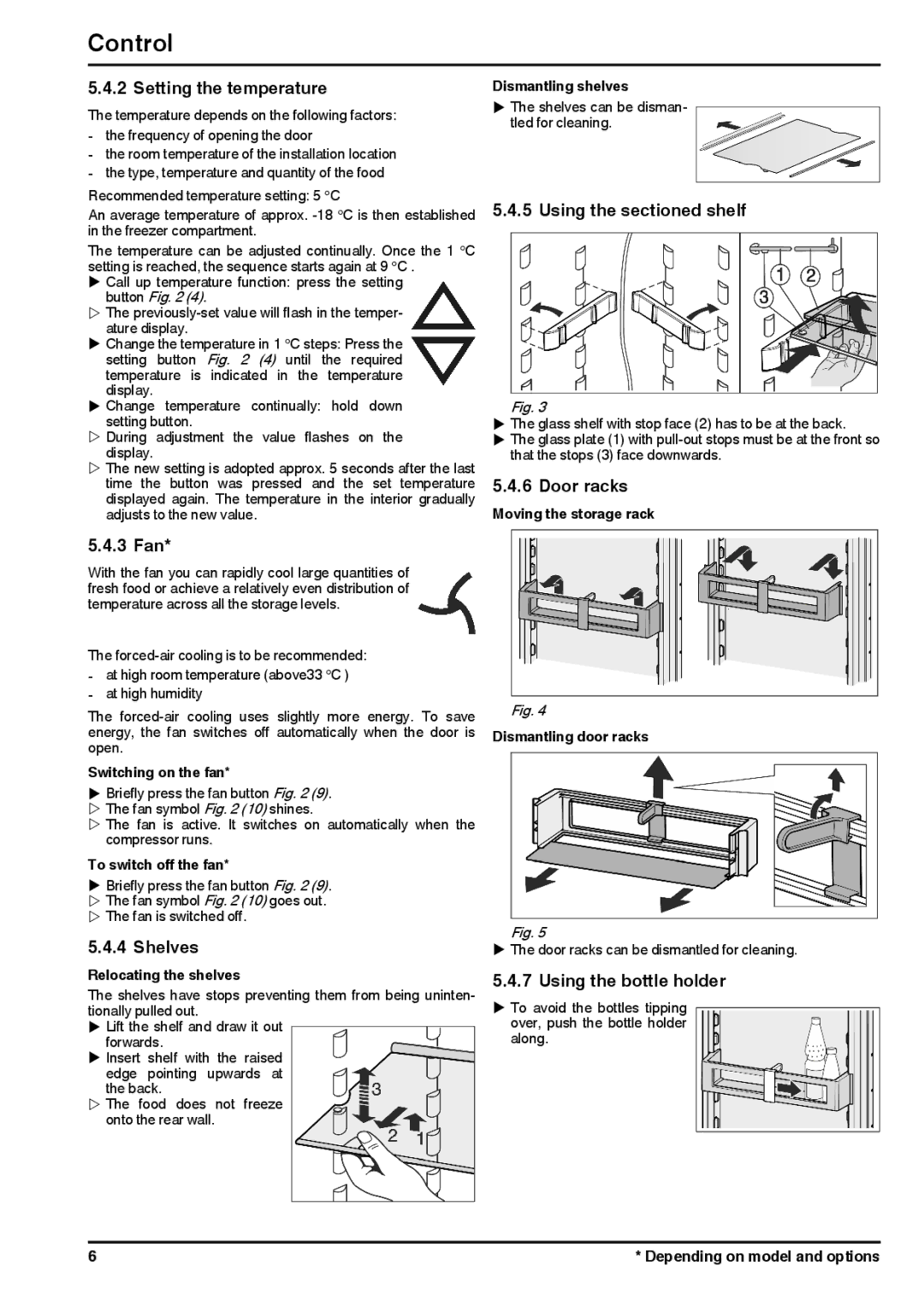 Liebherr 7085446-01 manual Control 