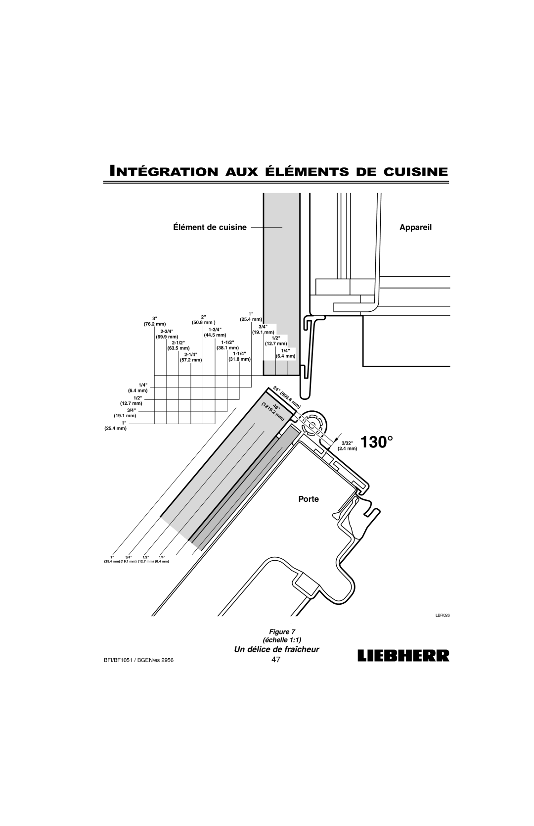 Liebherr BF1051, BFI1051 installation instructions DPorte 