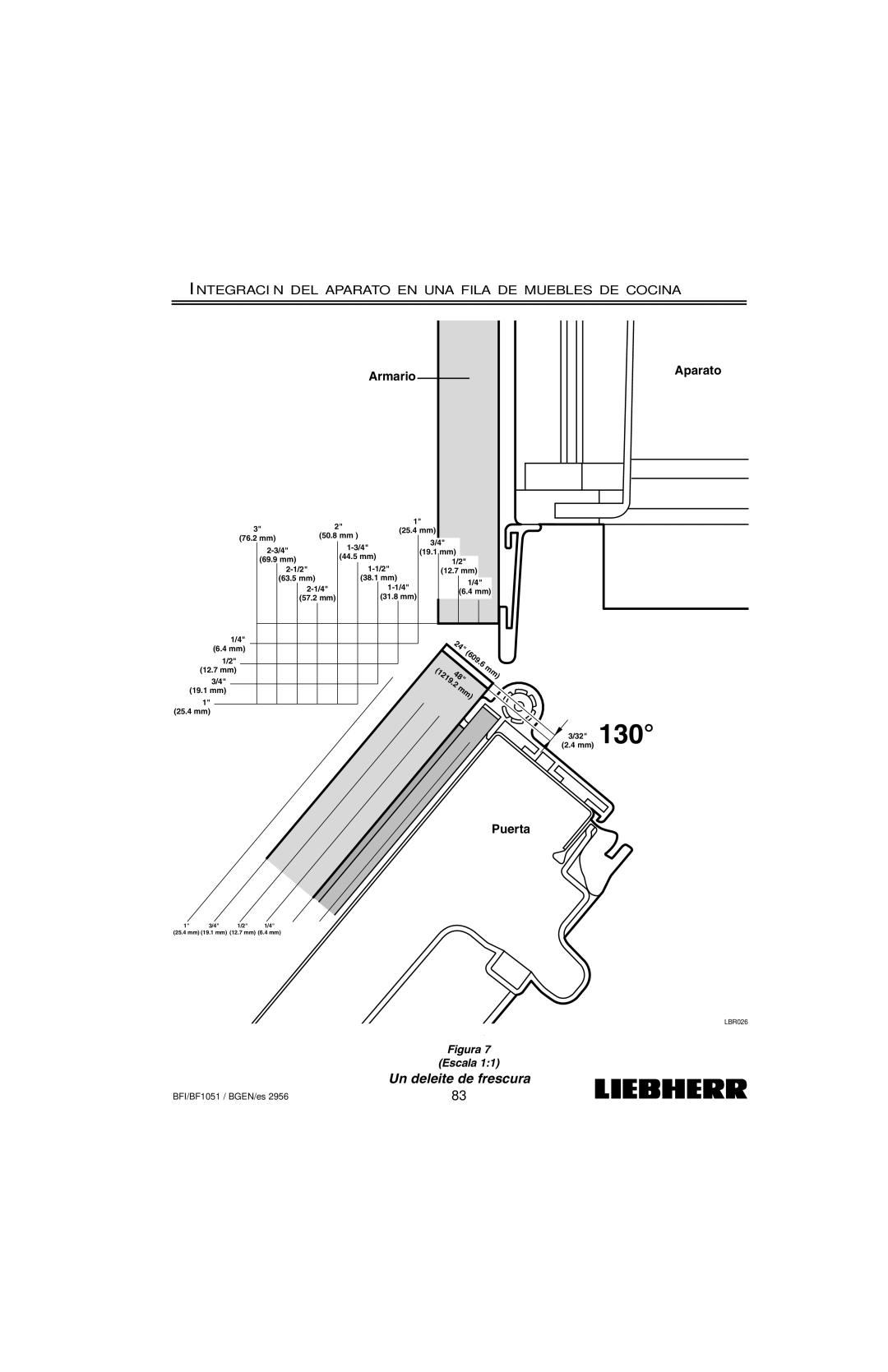 Liebherr BF1051, BFI1051 installation instructions PuertaD 