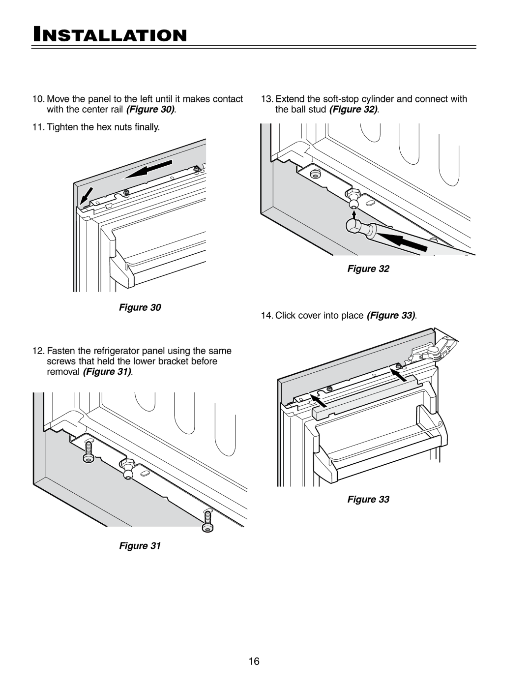 Liebherr HCB 2062, HC 2062 installation instructions Installation 