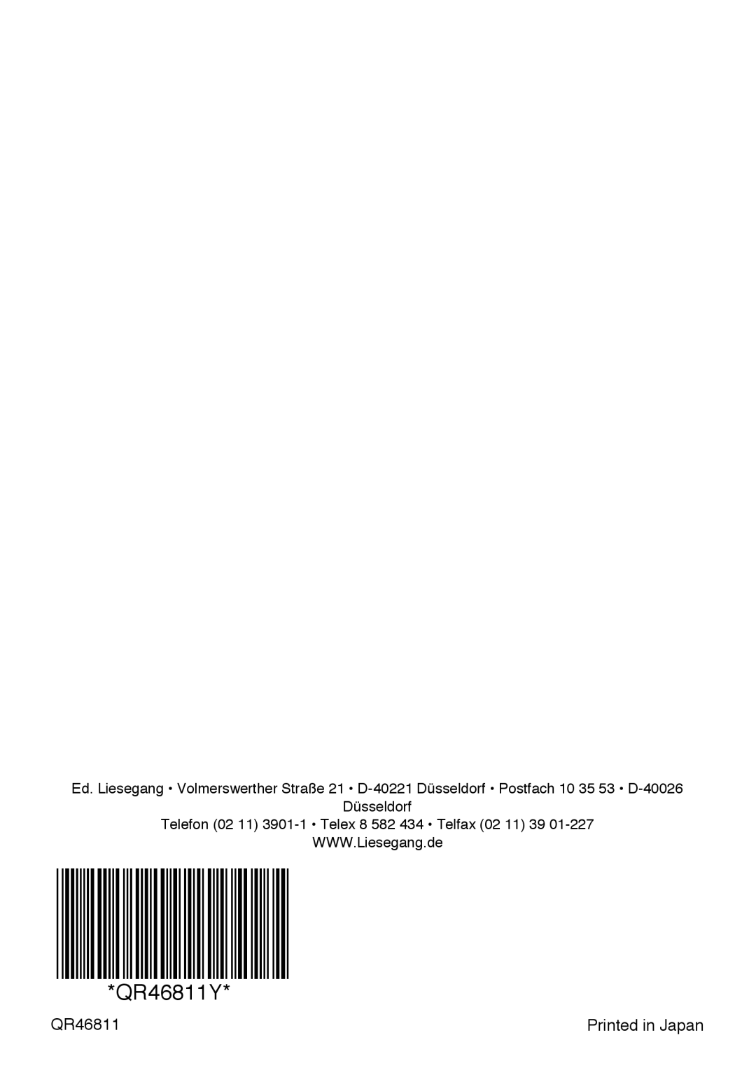 Liesegang dv335 user manual QR46811 