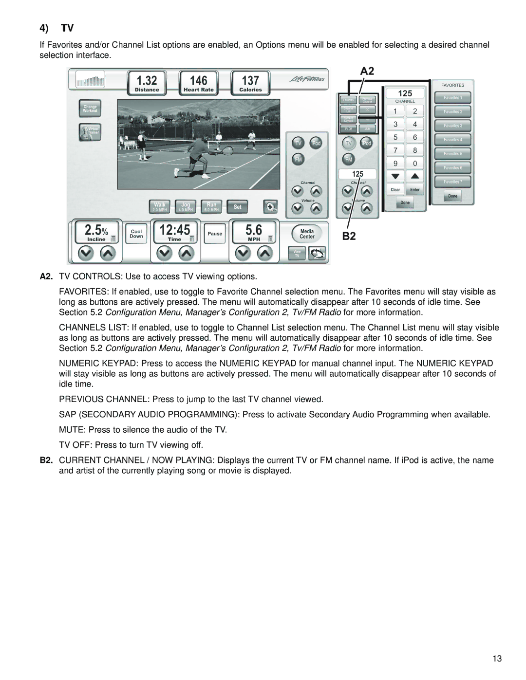 Life Fitness 15" Console operation manual 