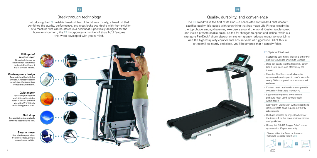 Life Fitness 3 Series manual Breakthrough technology, Quality, durability, and convenience 