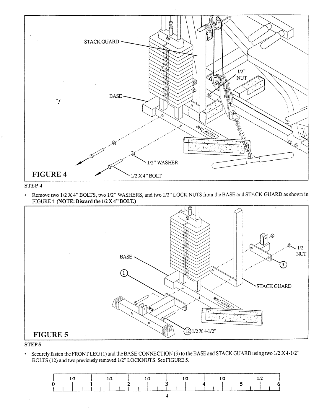 Life Fitness 360101 manual Stack Guard Base, Step, Base Stack Guard 