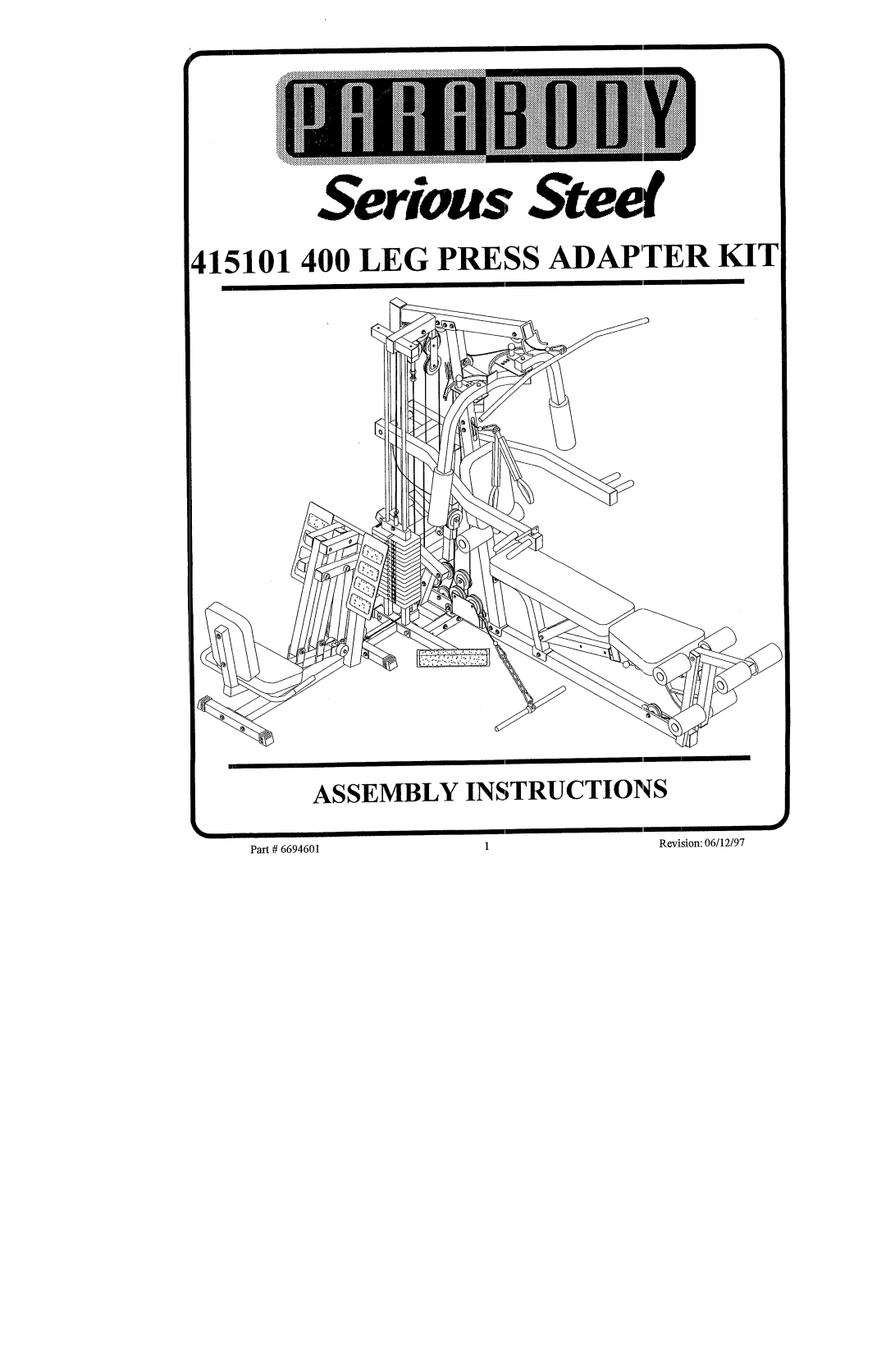 Life Fitness 415101 manual Serious Steel 