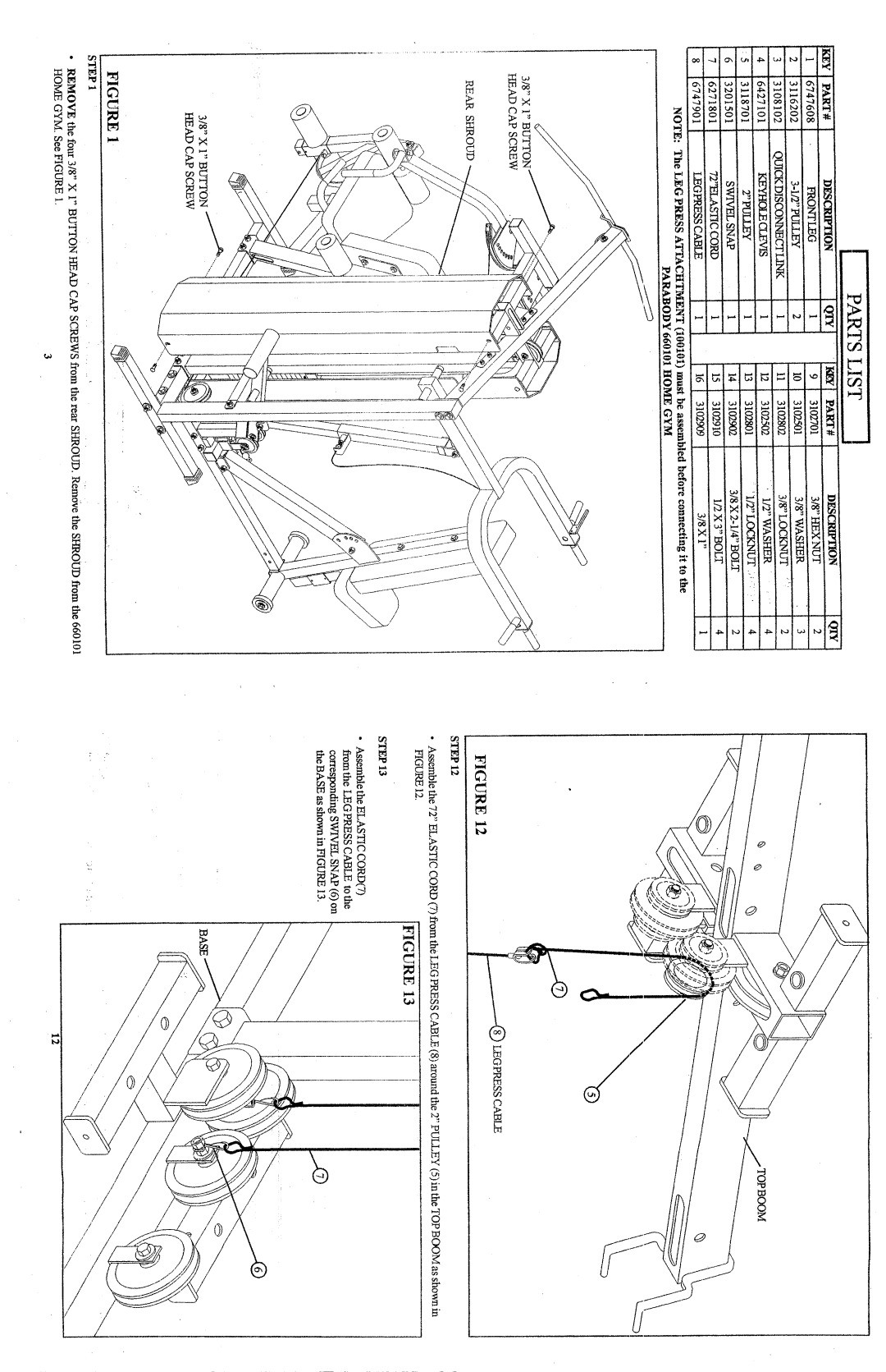 Life Fitness 660101 manual 