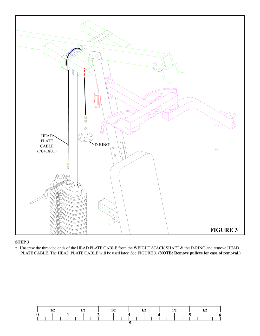 Life Fitness 663 manual Head 