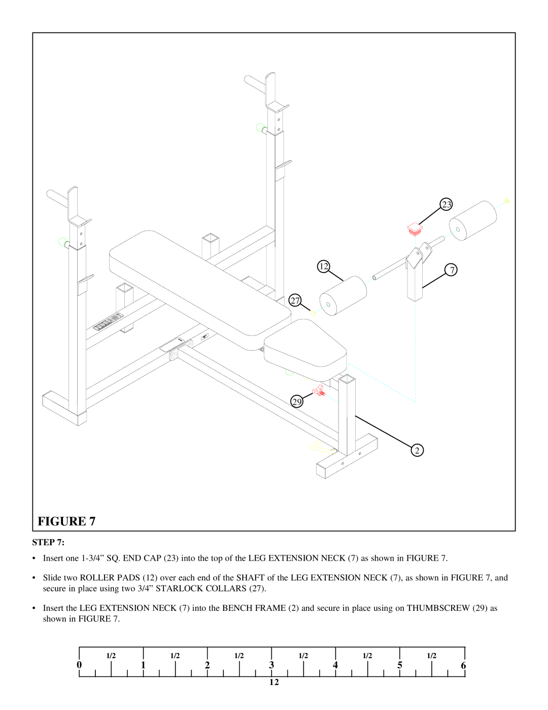 Life Fitness 807 manual Step 