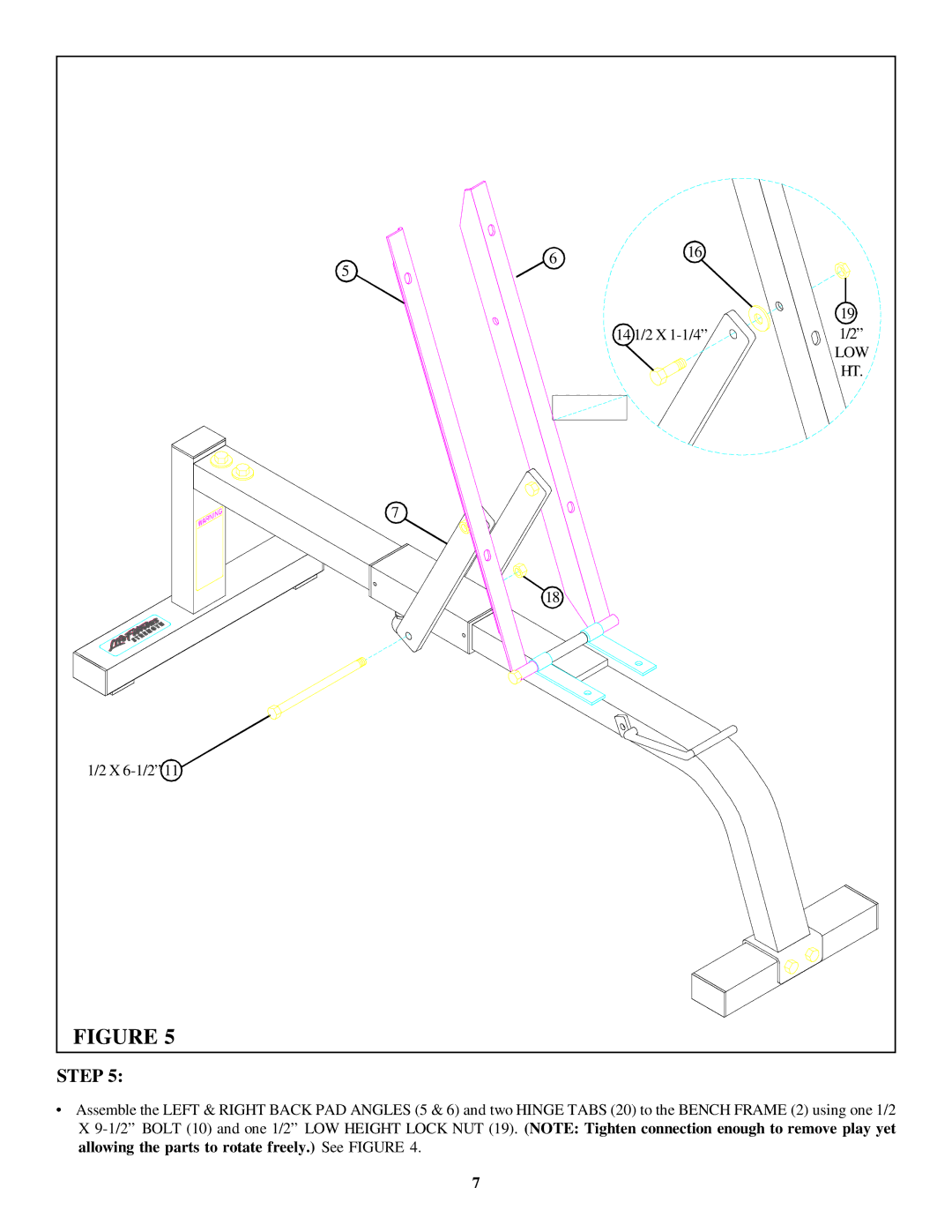 Life Fitness 8115 manual Low 