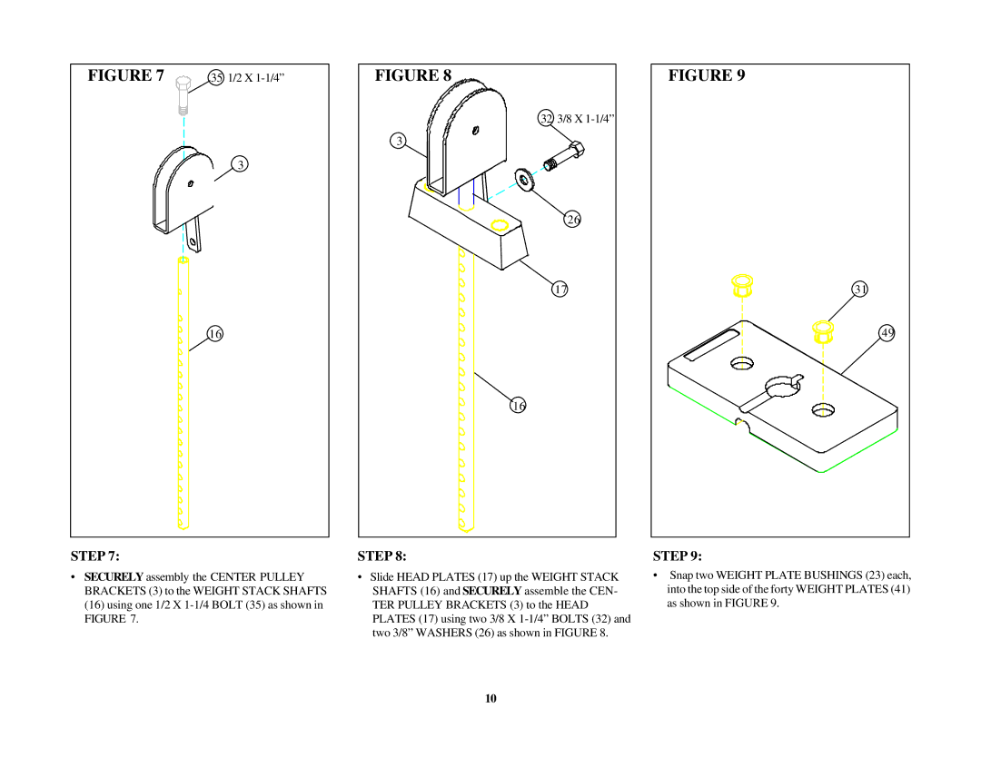 Life Fitness 8205 manual Step 