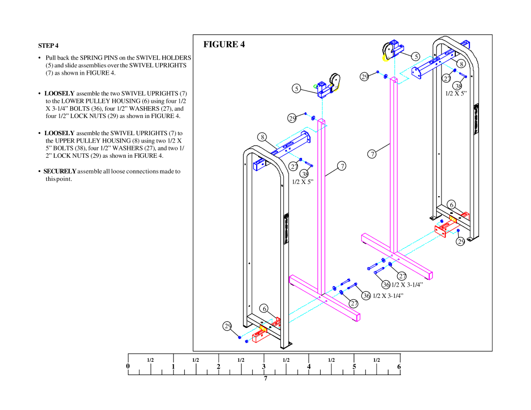 Life Fitness 8205 manual Step 