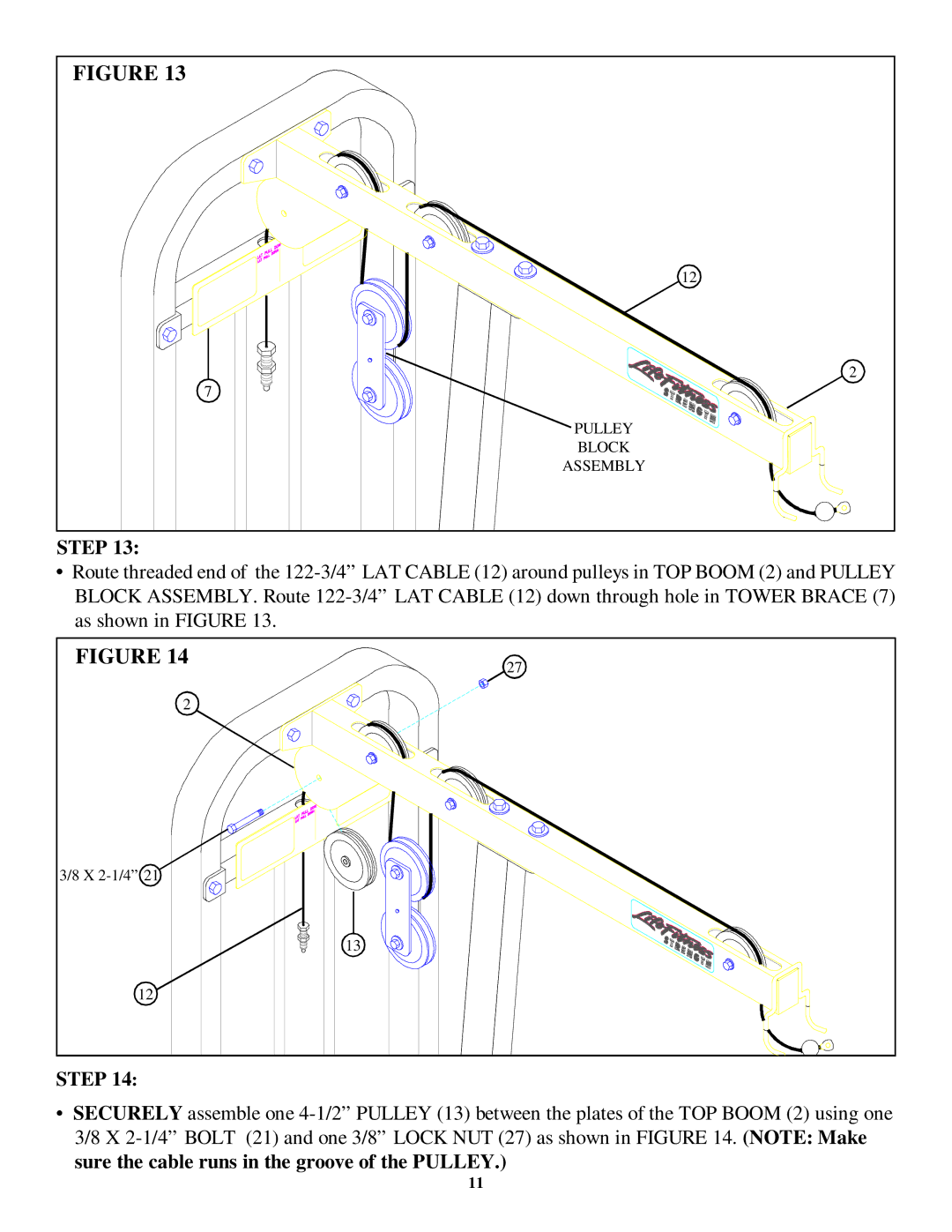 Life Fitness 8210 manual Pulley Block Assembly 