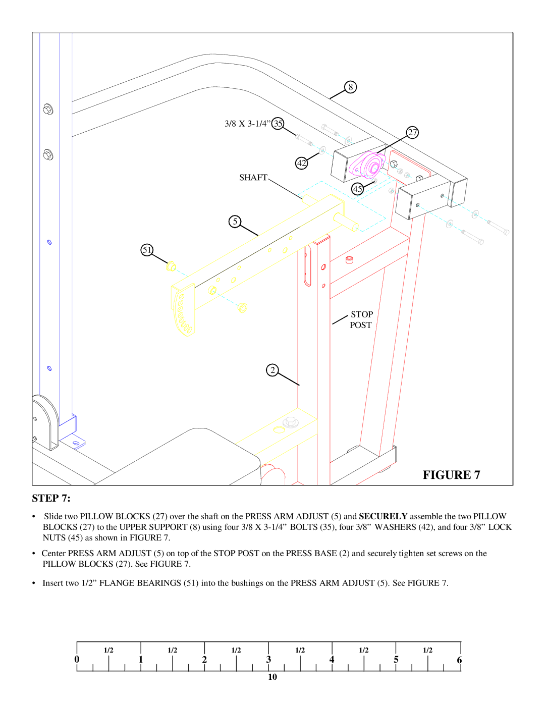 Life Fitness 8215 manual Shaft 