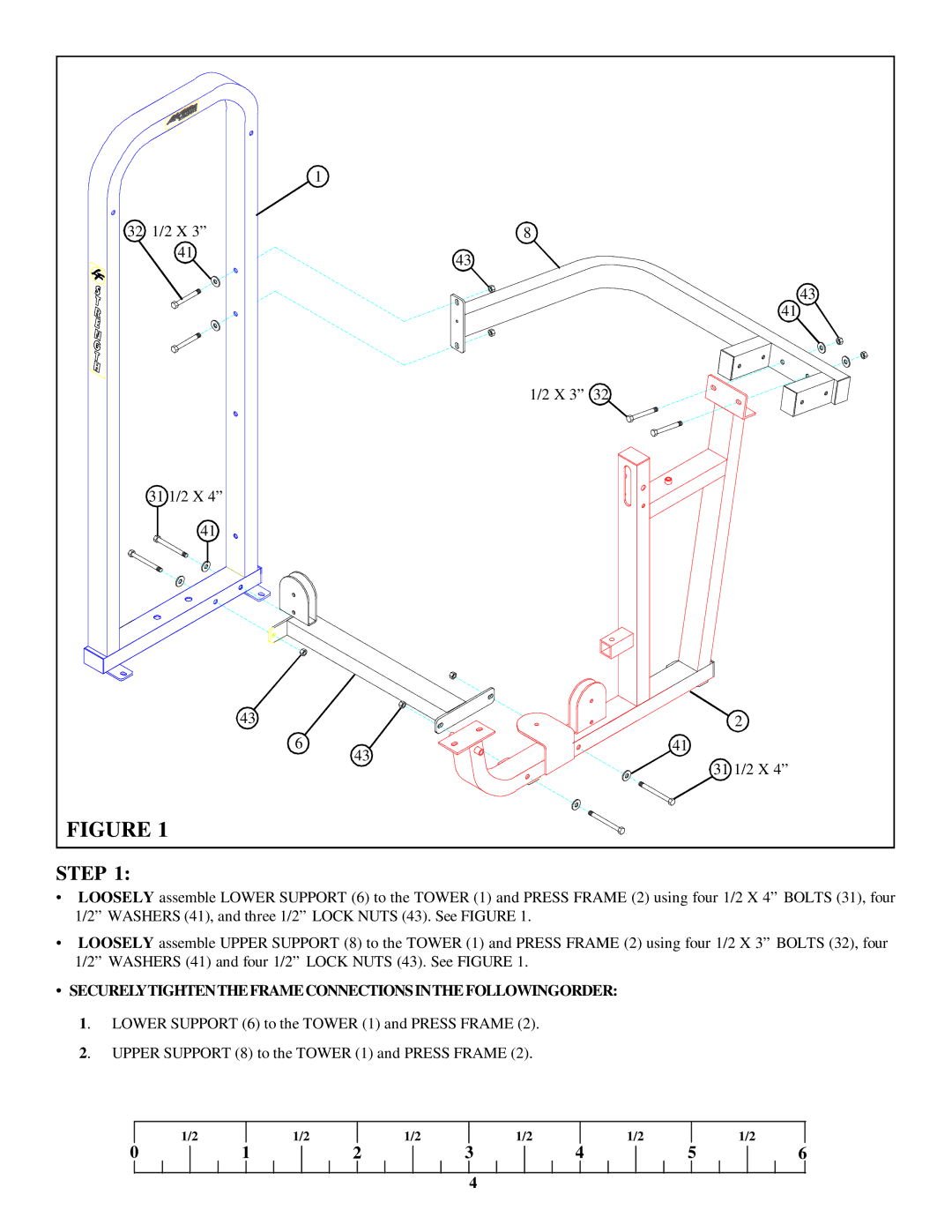 Life Fitness 8215 manual Step 