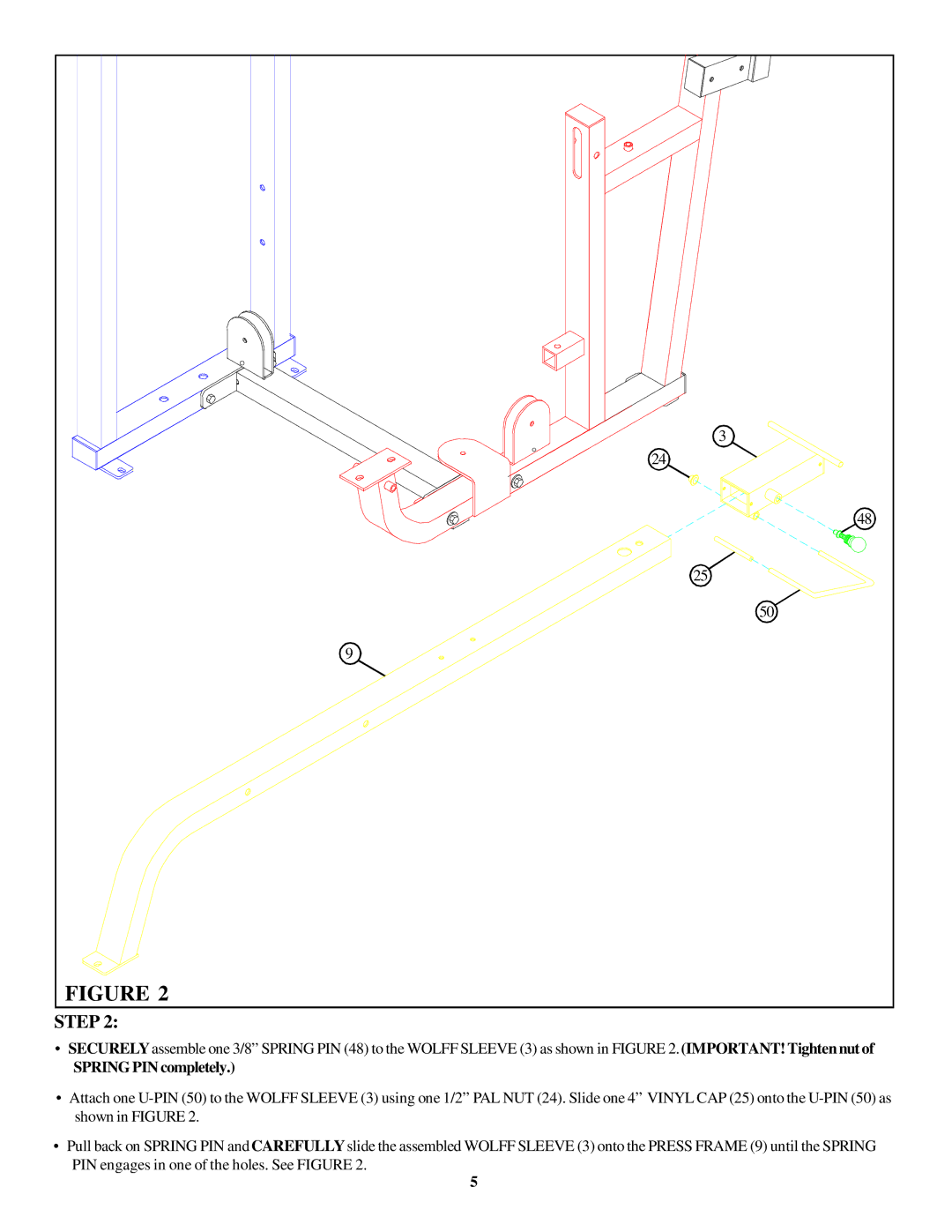 Life Fitness 8215 manual Step 