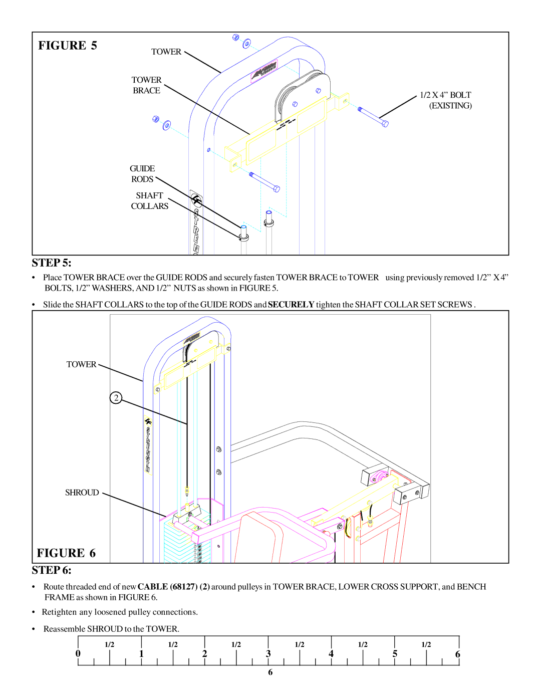 Life Fitness 8216 manual Shroud 