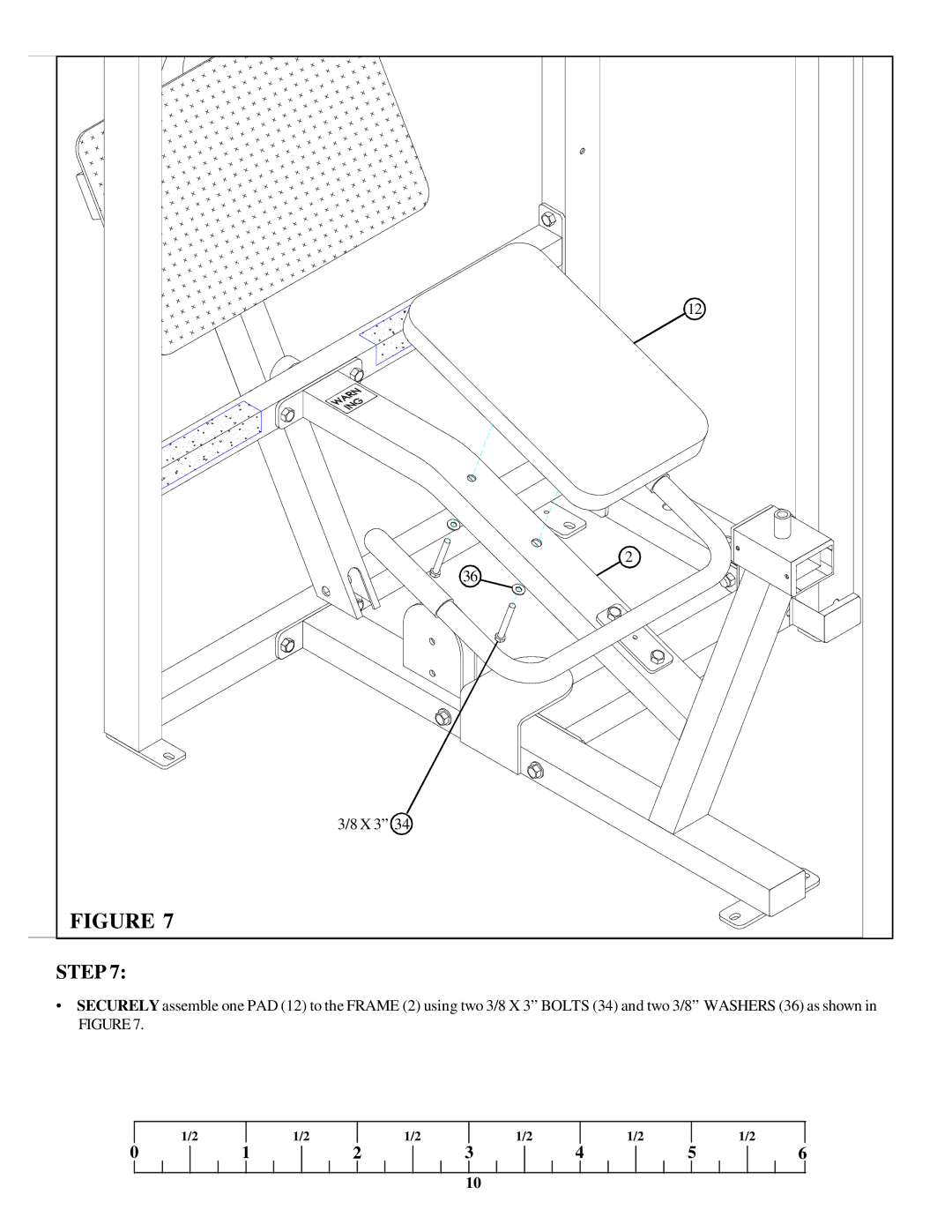 Life Fitness 8245102 manual Step 