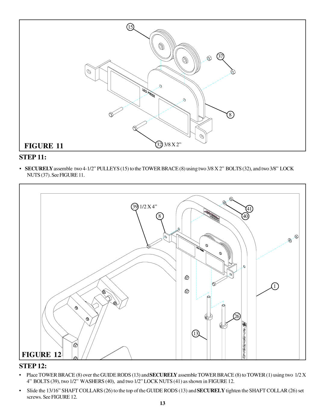 Life Fitness 8245102 manual Step 