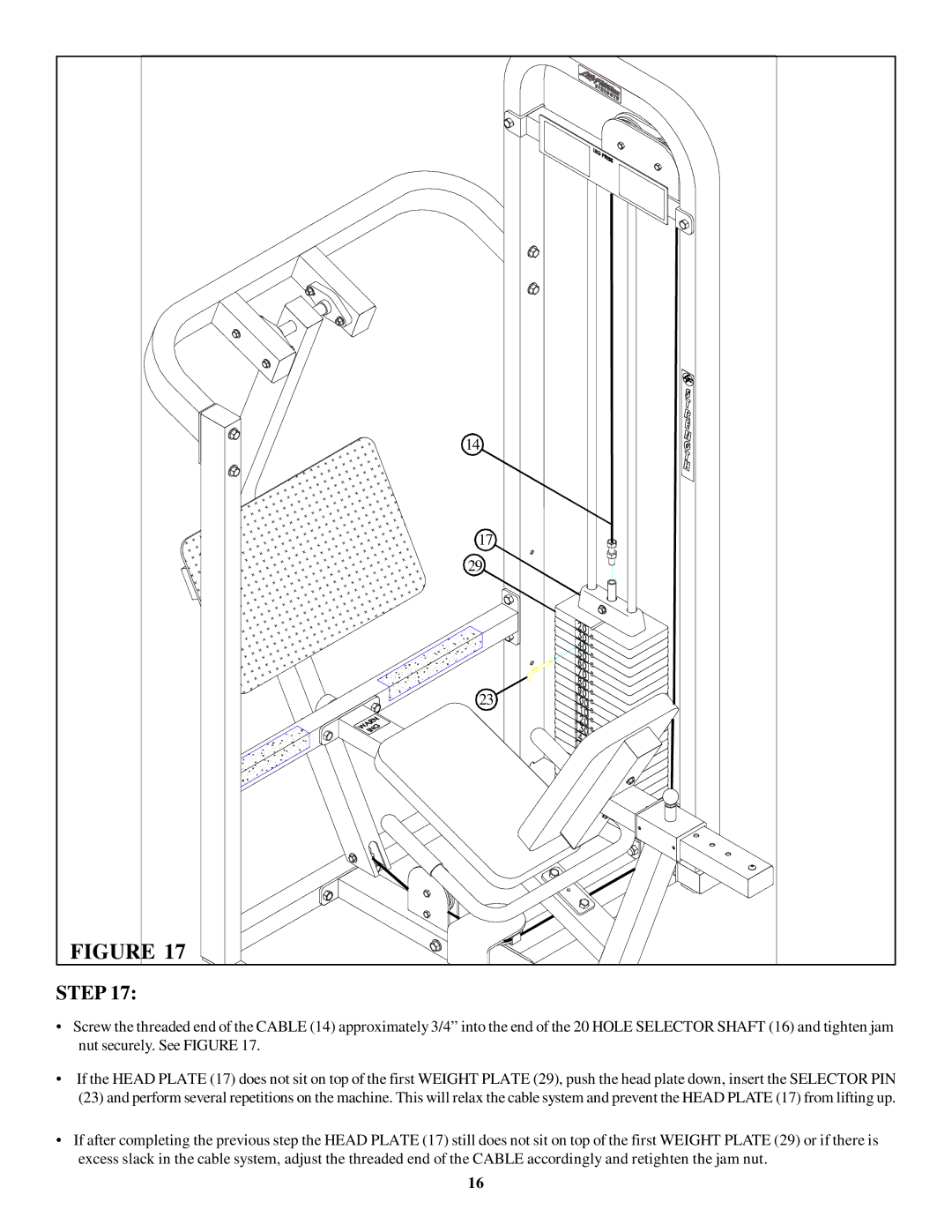 Life Fitness 8245102 manual Step 