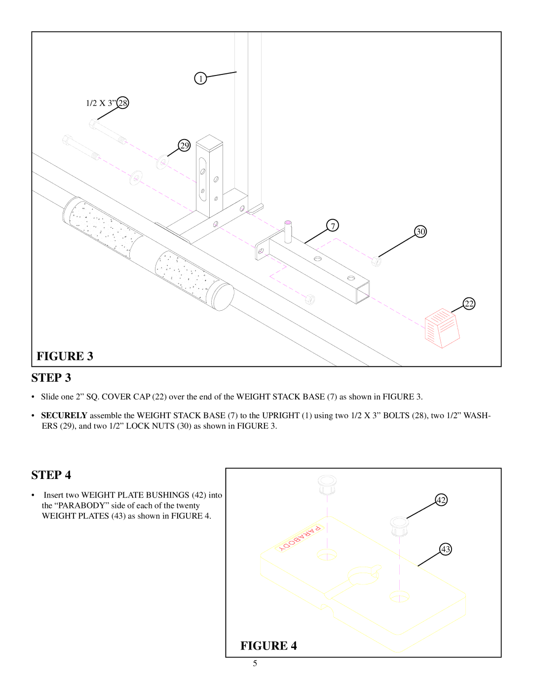 Life Fitness 841101 manual Step 