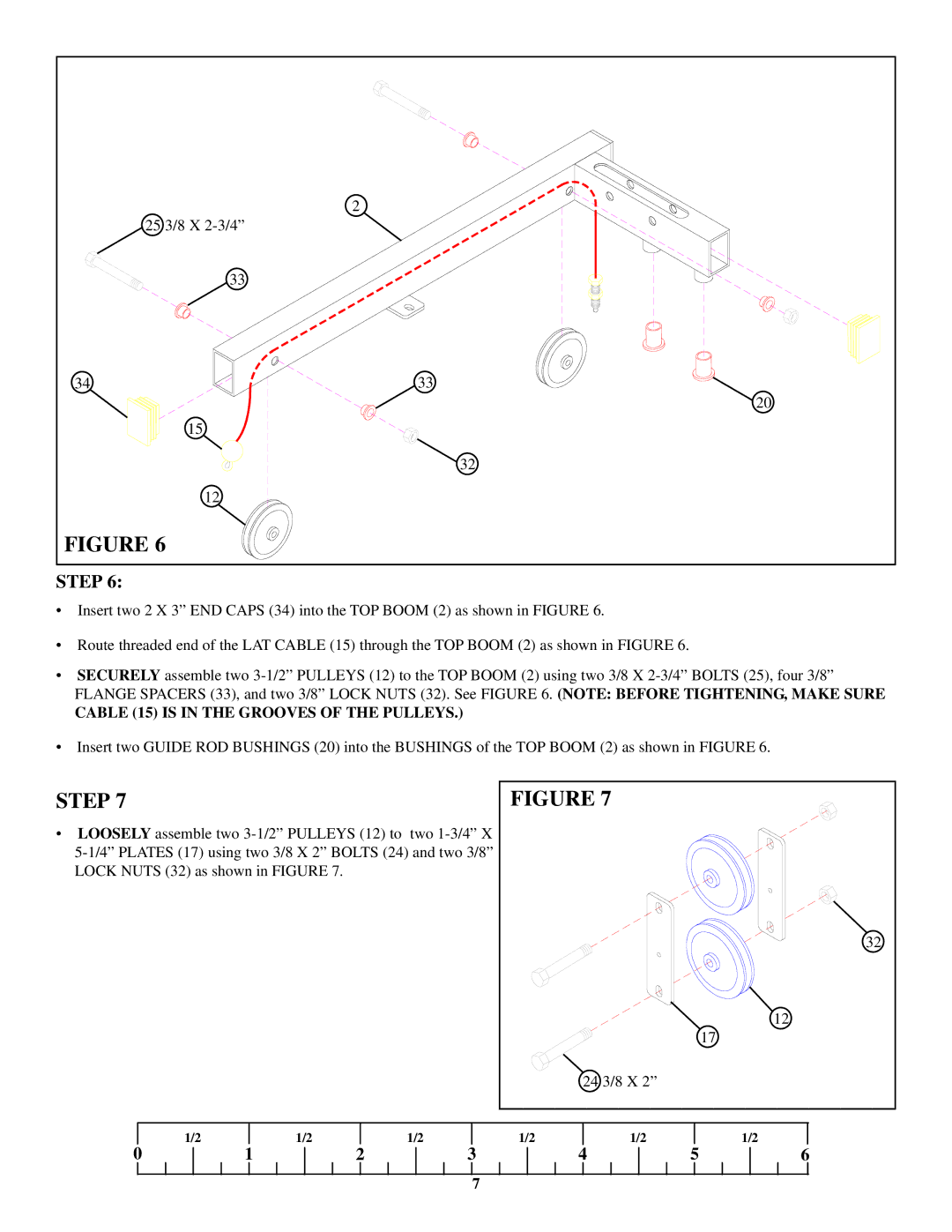 Life Fitness 841101 manual Cable 15 is in the Grooves of the Pulleys 