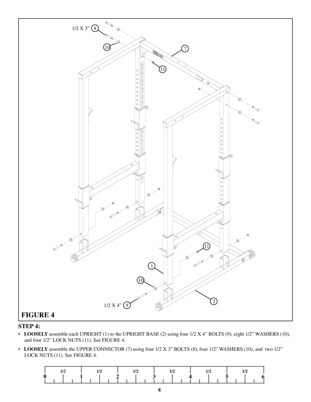 Life Fitness 843 manual Step 