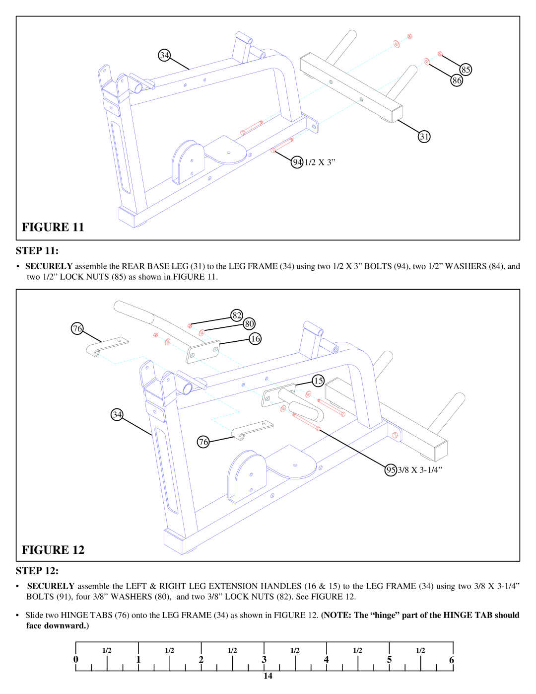 Life Fitness 849 manual 94 1/2 X 