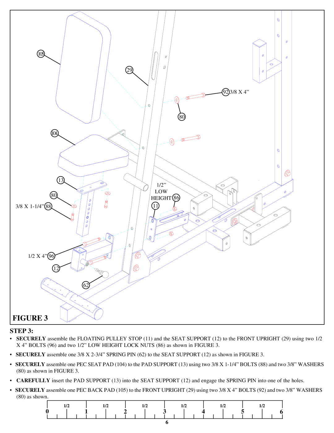 Life Fitness 849 manual Low 