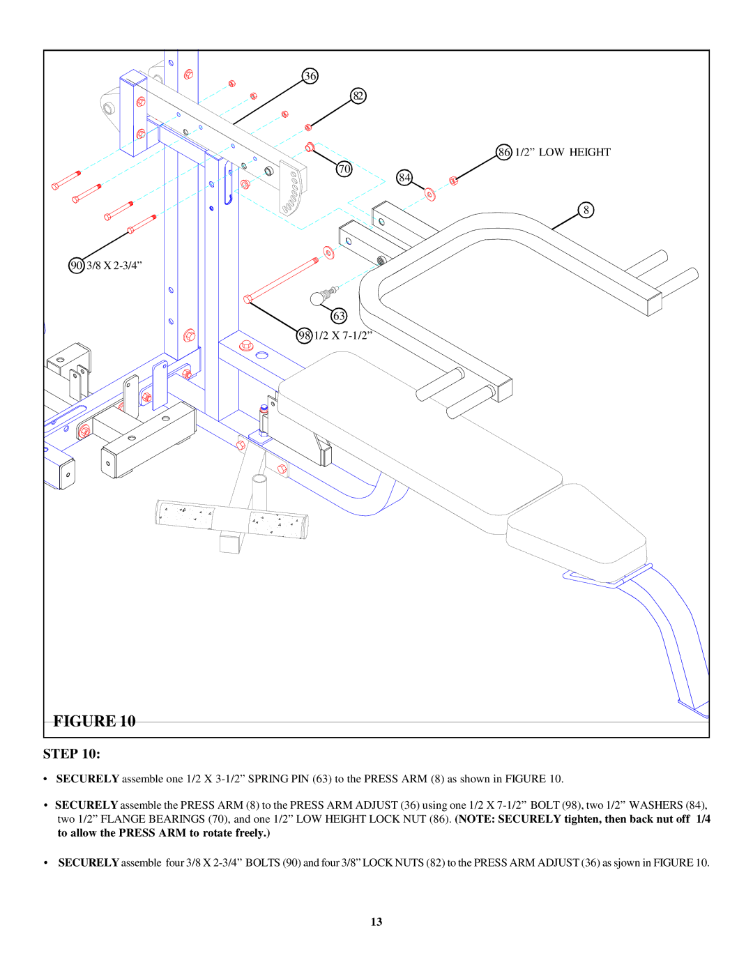 Life Fitness 8500 3 manual Step 