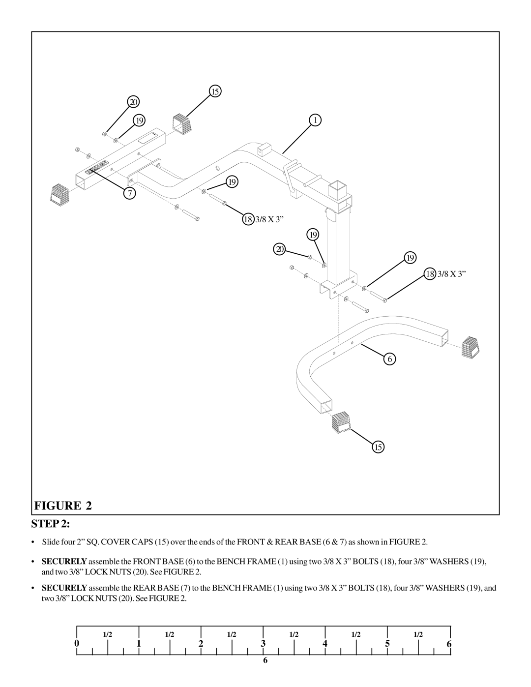 Life Fitness 874 manual 18 3/8 X 