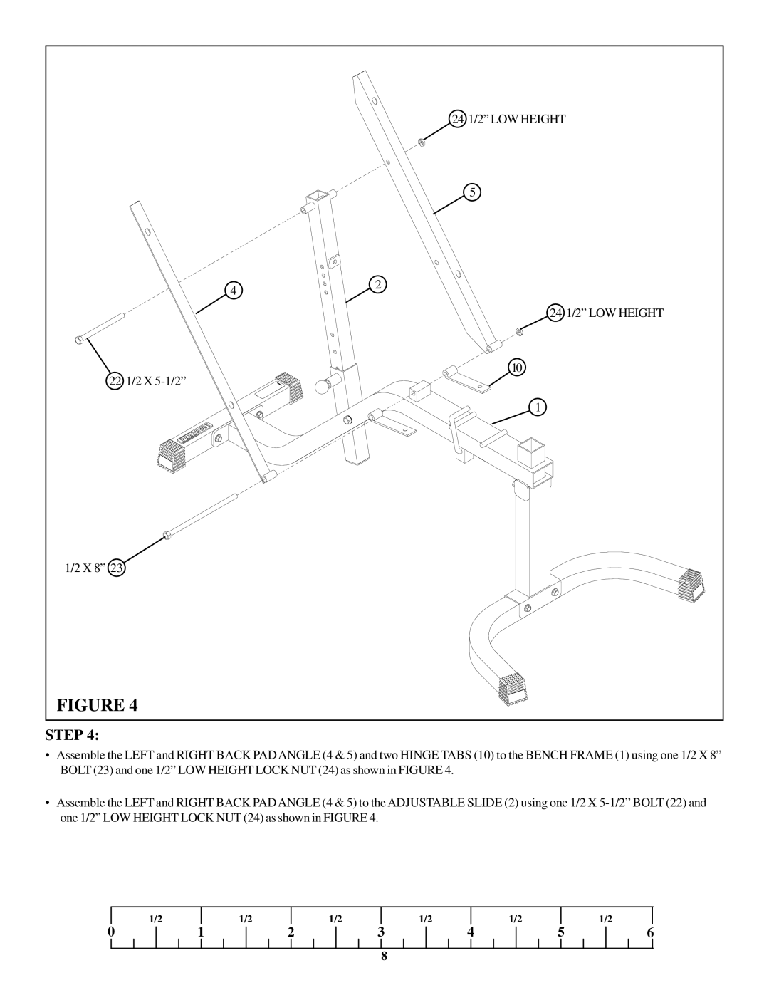 Life Fitness 874 manual Step 