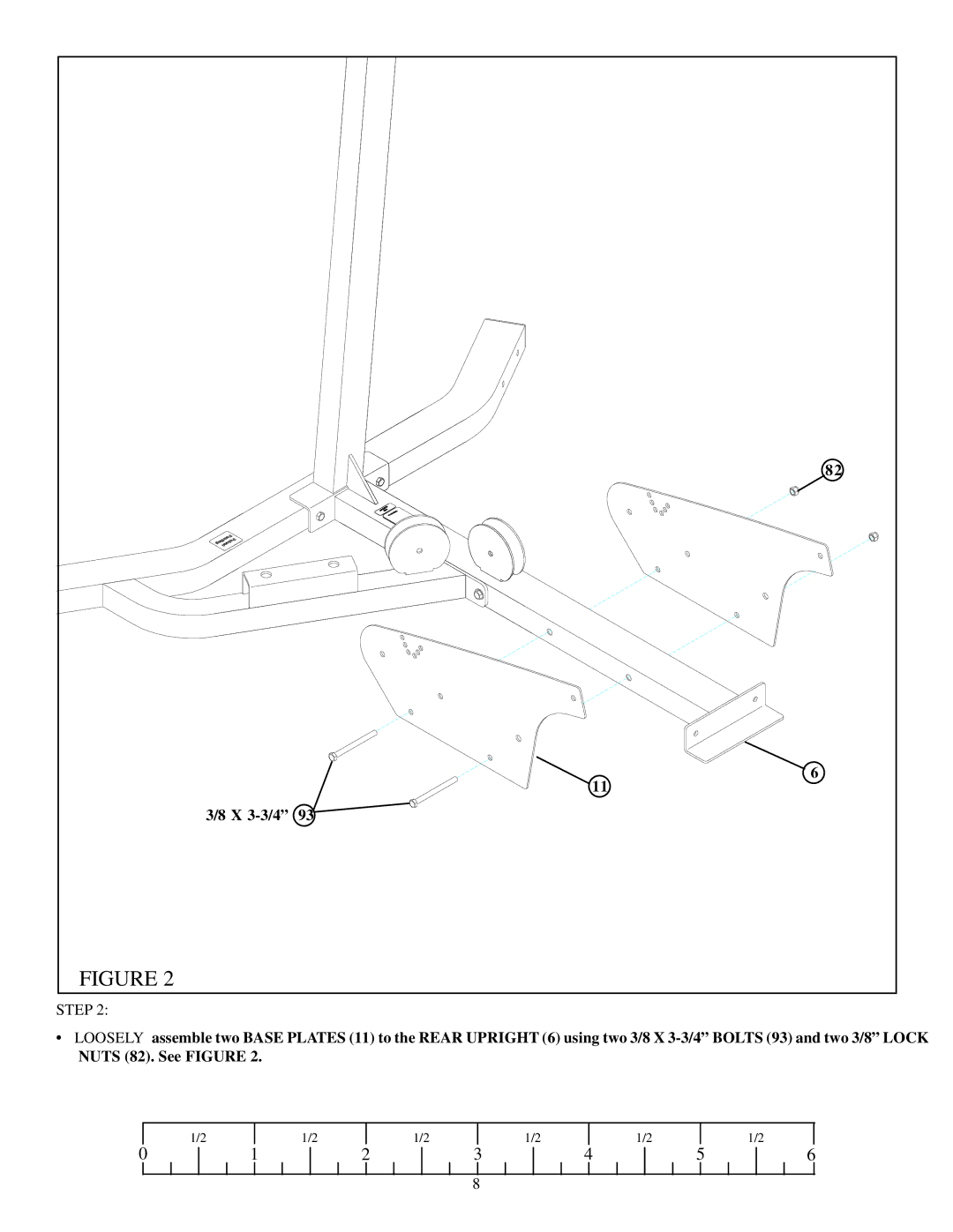 Life Fitness 880 manual X 3-3/4 