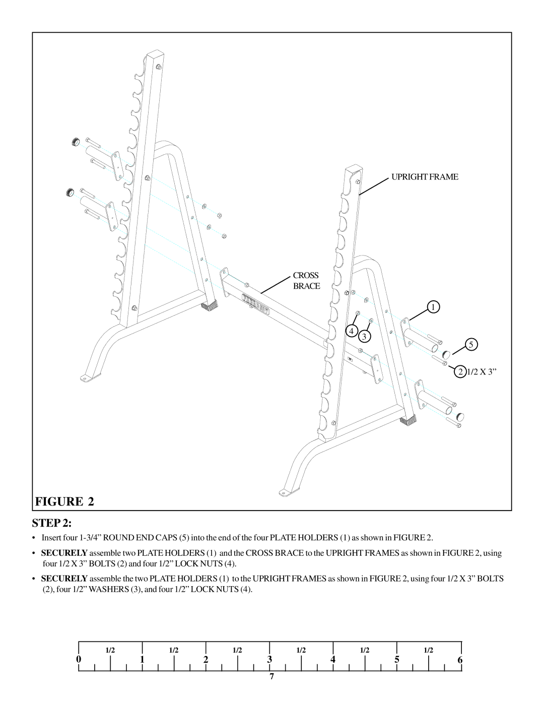 Life Fitness 883 manual Cross Brace 