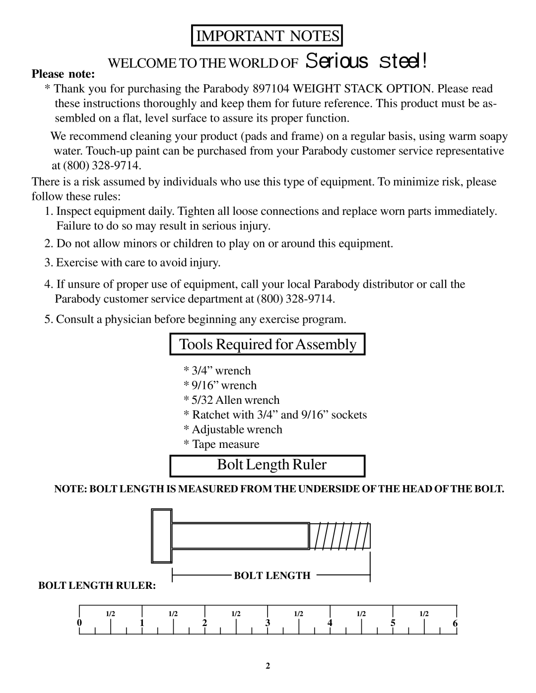 Life Fitness 897104 manual Serious steel 