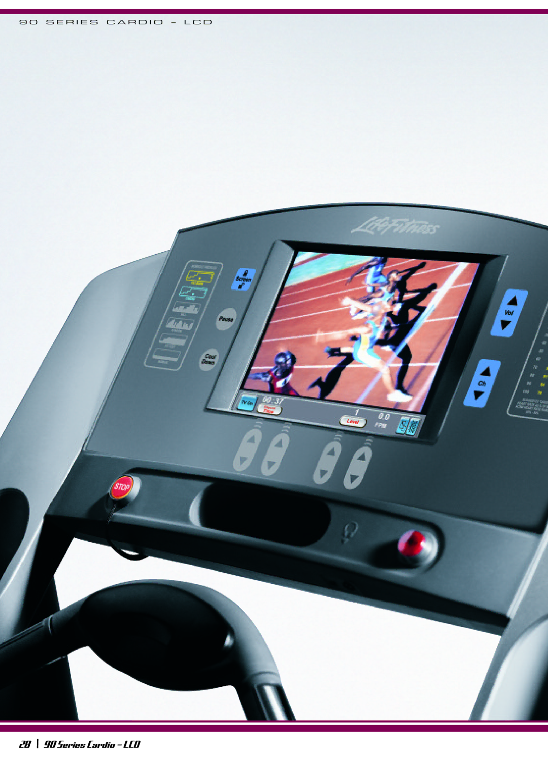 Life Fitness manual 28 \ 90 Series Cardio LCD 