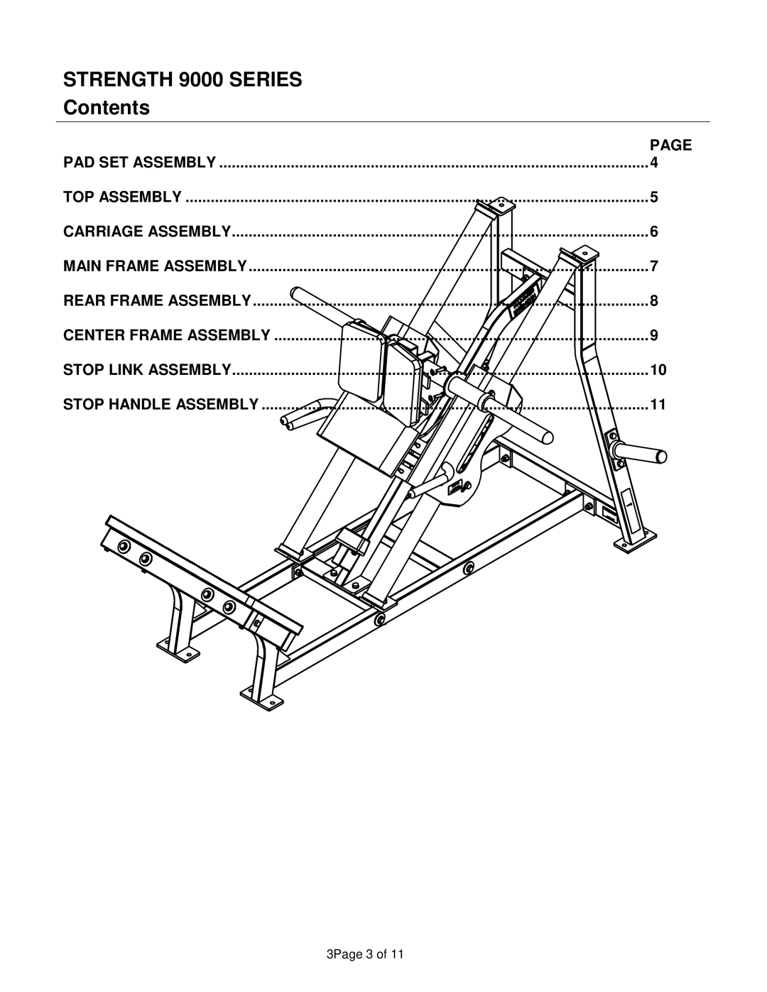 Life Fitness manual Strength 9000 Series 