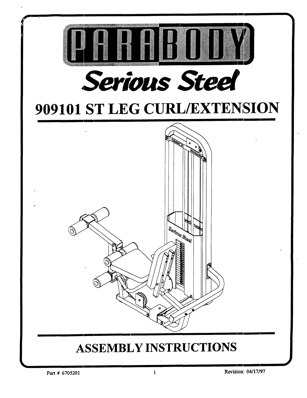 Life Fitness 909101 manual ~Serious Steel 