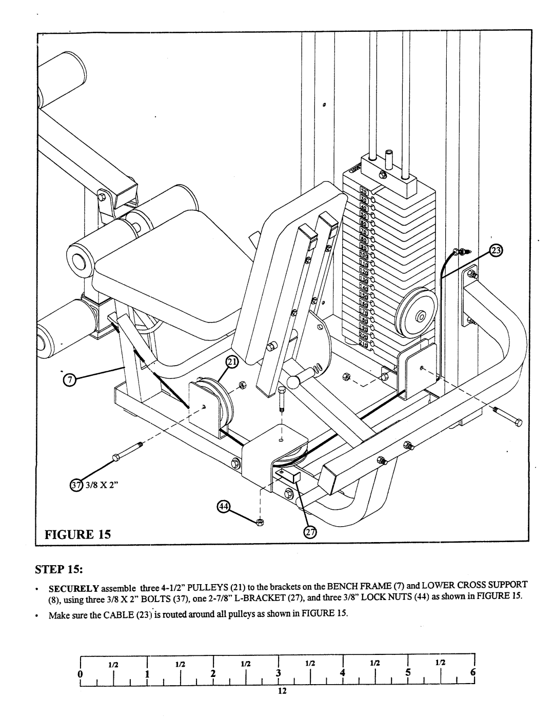 Life Fitness 909101 manual Step 