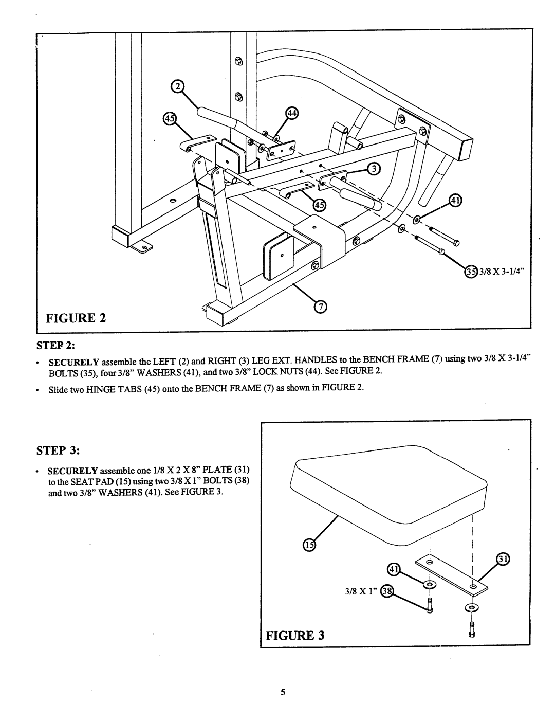 Life Fitness 909101 manual Step 