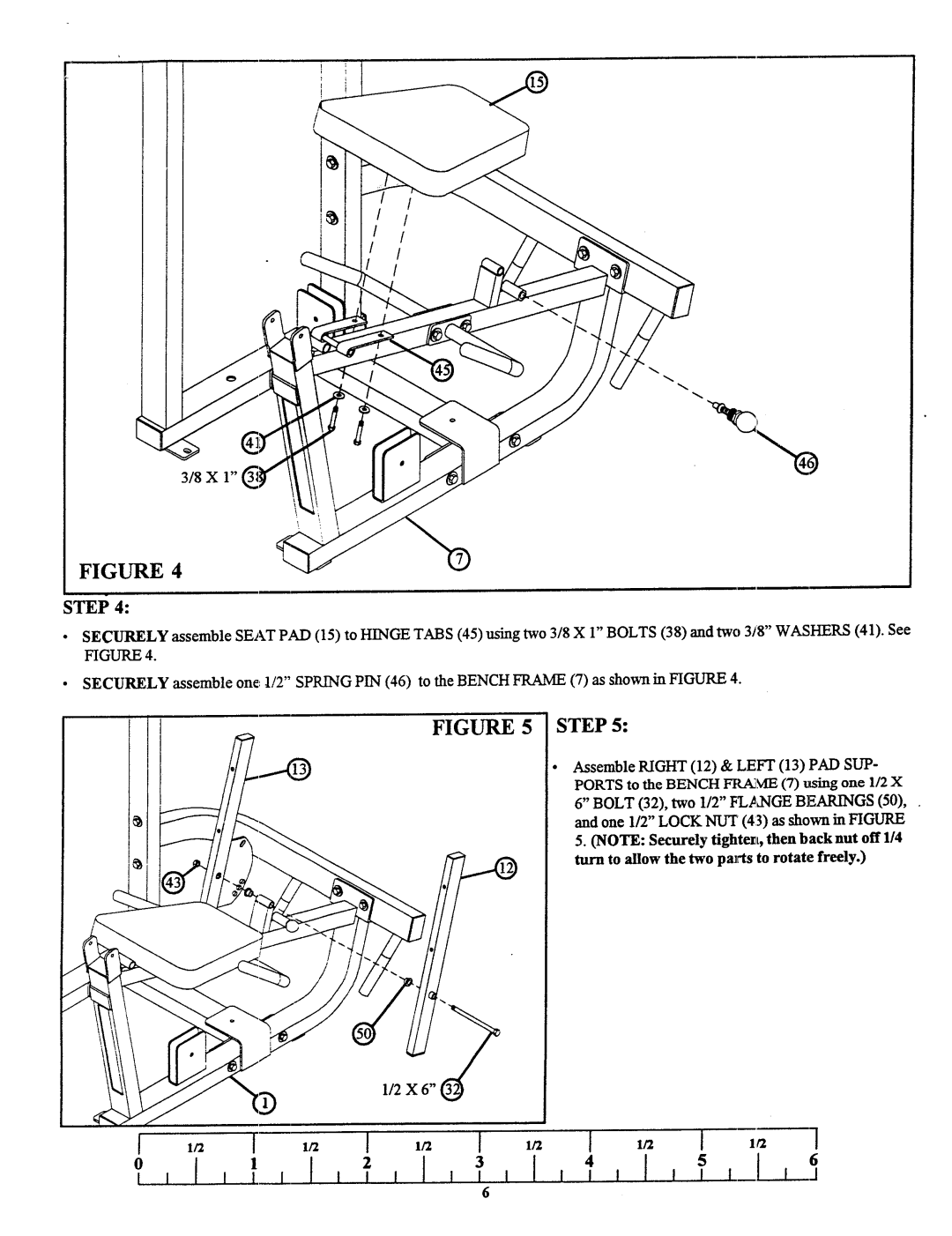 Life Fitness 909101 manual Step 