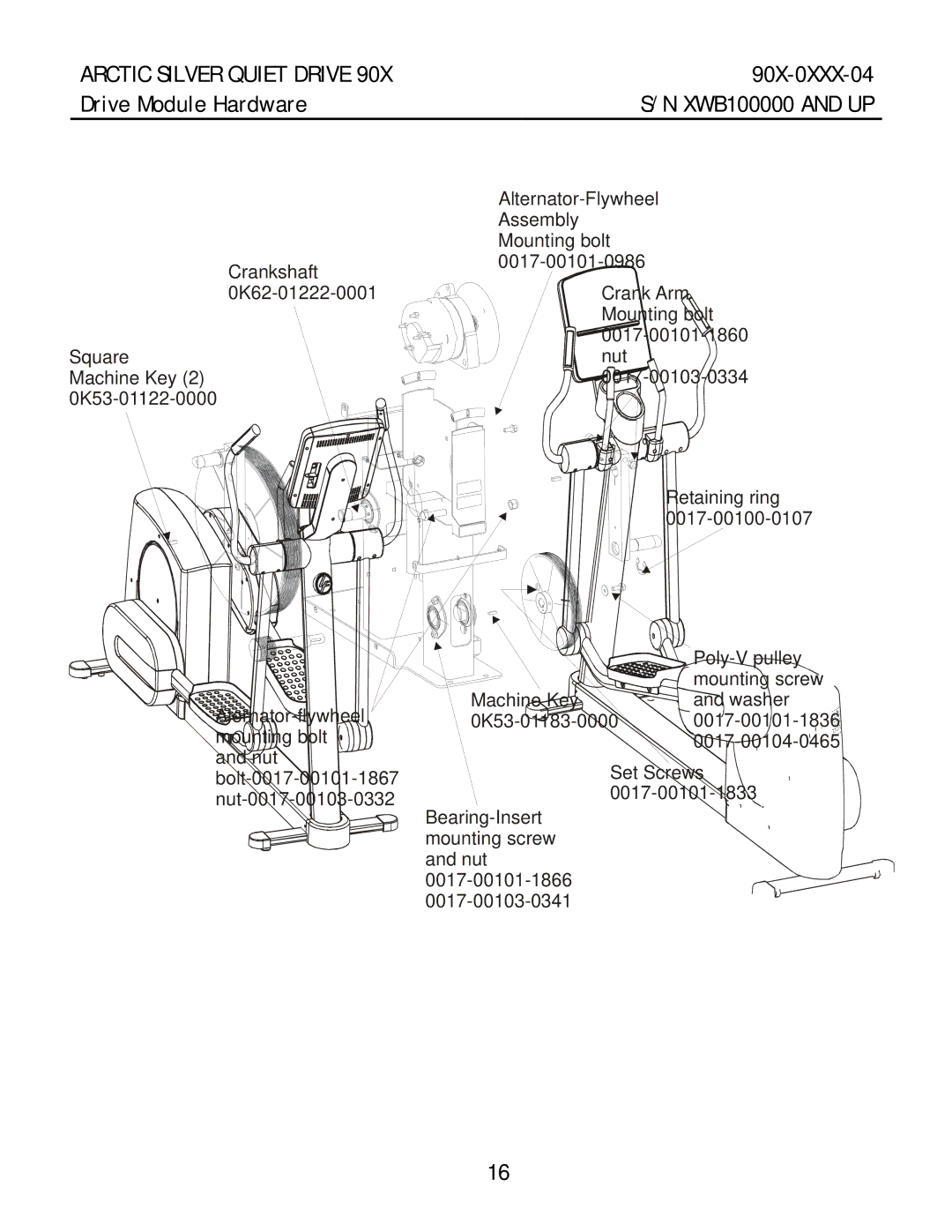 Life Fitness 90X-0XXX-04 manual Drive Module Hardware 