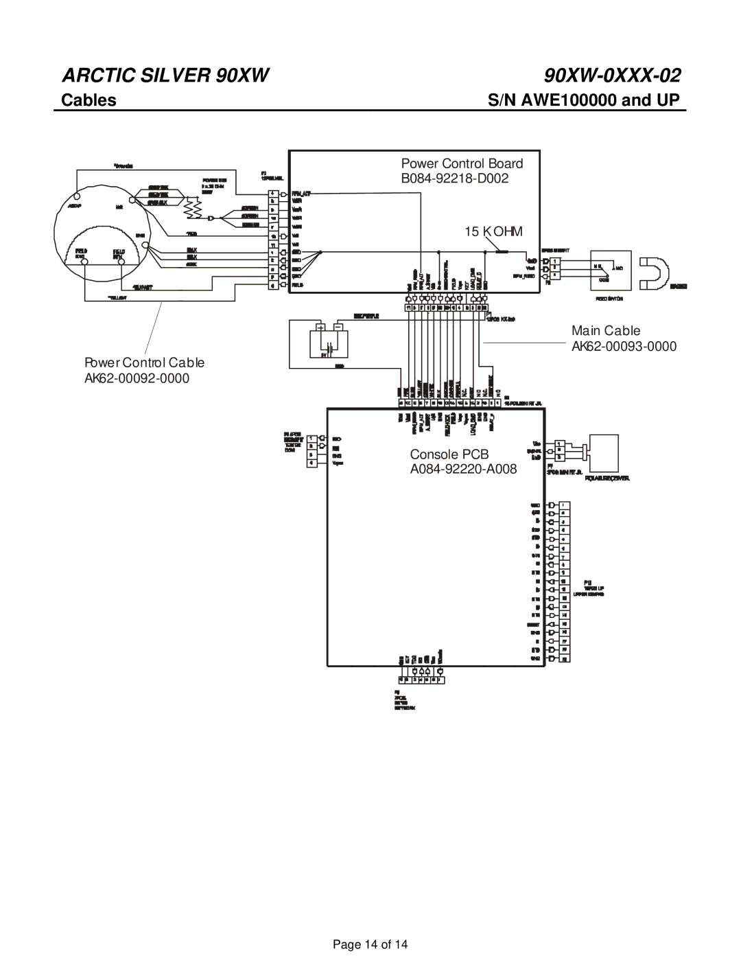 Life Fitness 90XW-0XXX-02 manual Cables 