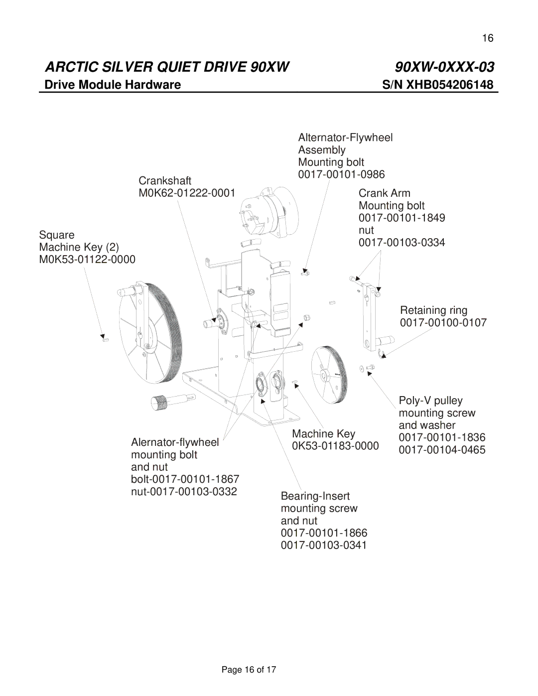 Life Fitness 90XW-0XXX-03 manual Drive Module Hardware 