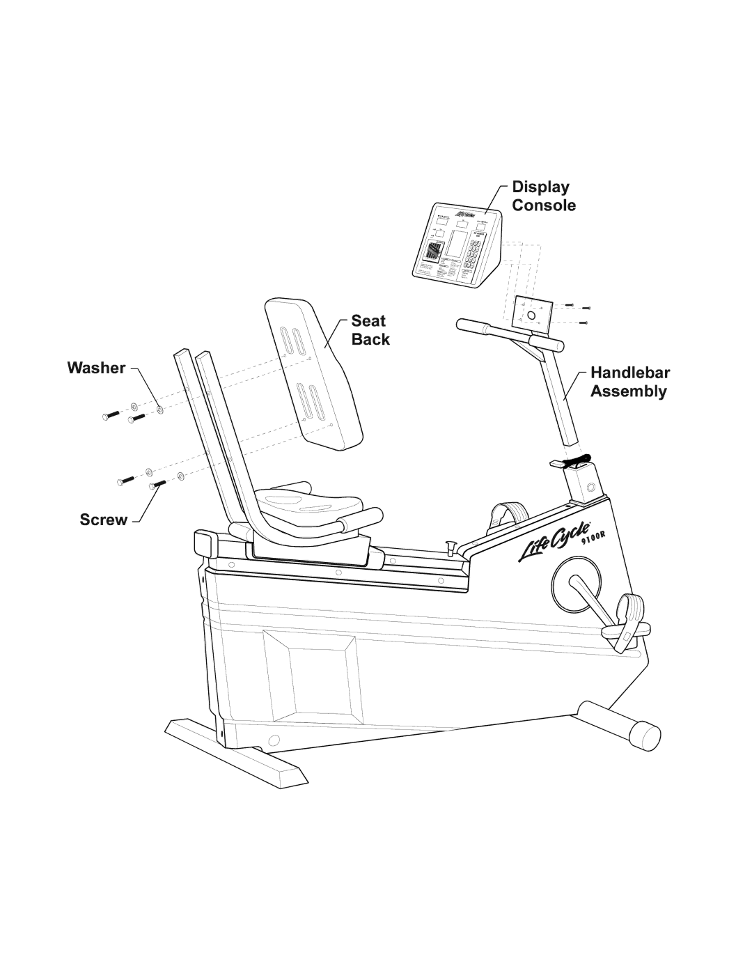 Life Fitness 9100R installation instructions 