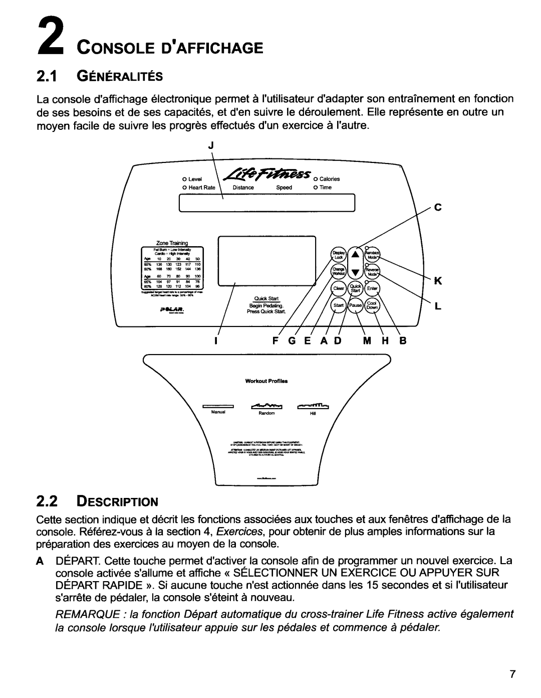 Life Fitness 91X manual 