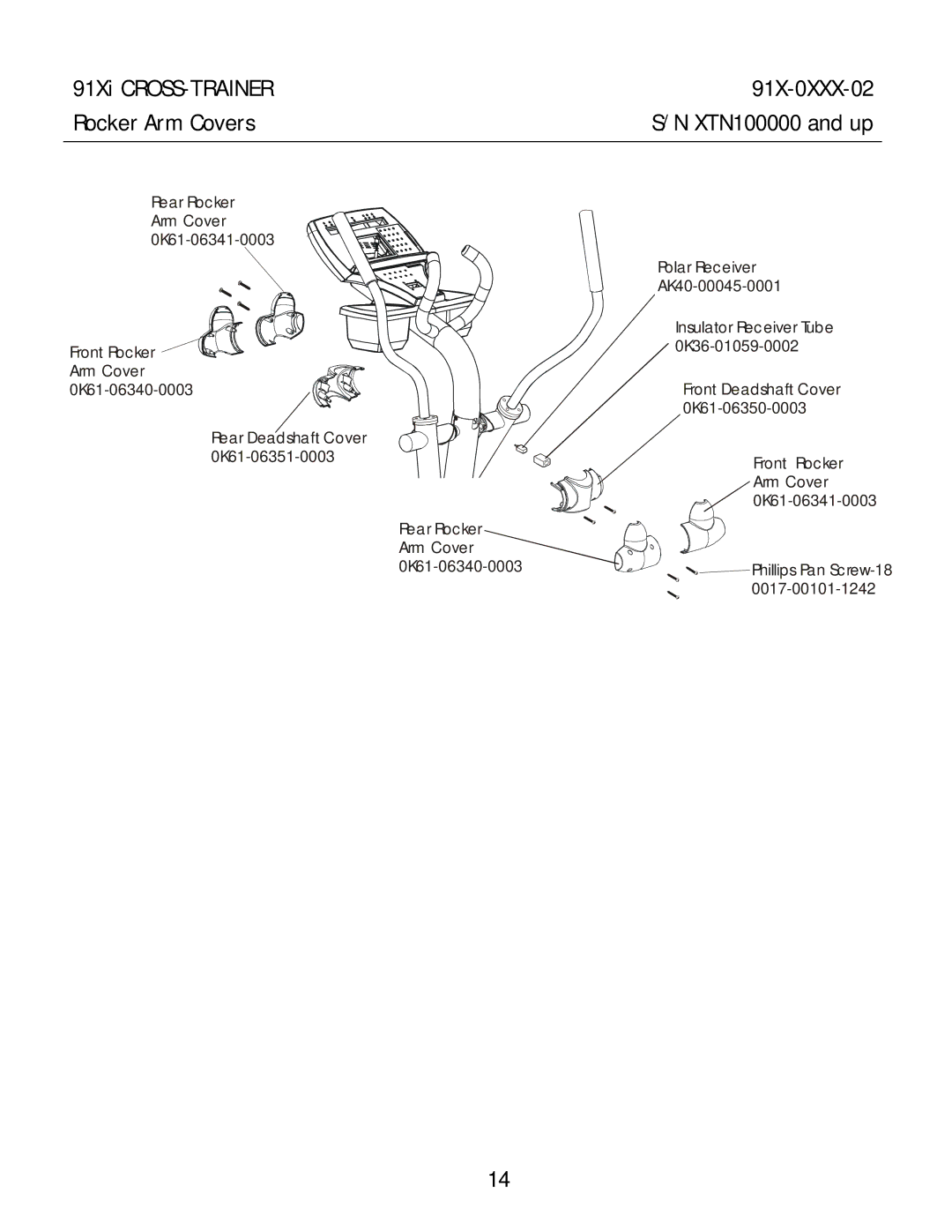 Life Fitness 91Xi manual 0017-00101-1242 